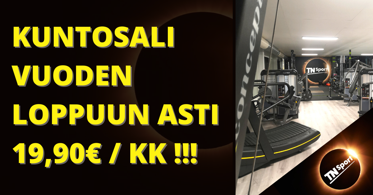 Jäsenyys nyt vain 19;90€