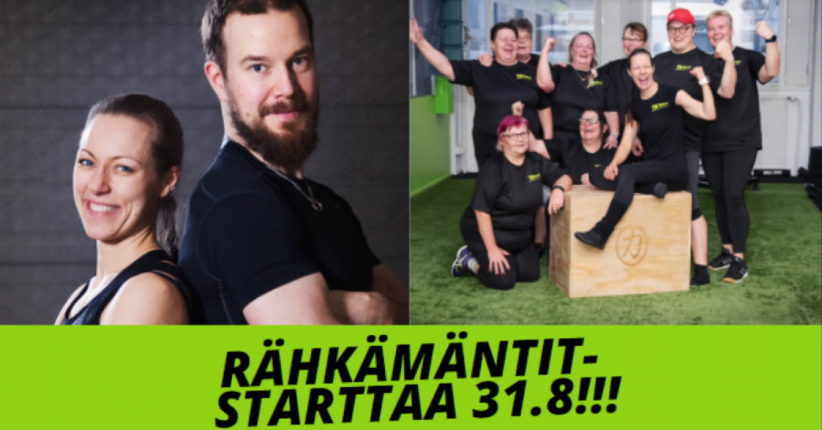 Syksyn RÄHKÄMÄNTTI- valmennukset starttaa 31.8.