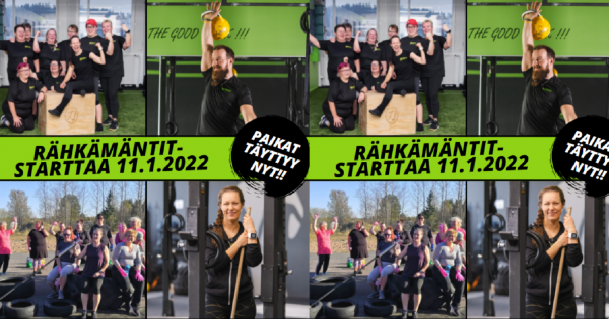 Uusi rähkämäntti valmennus starttaa 11.1.2022