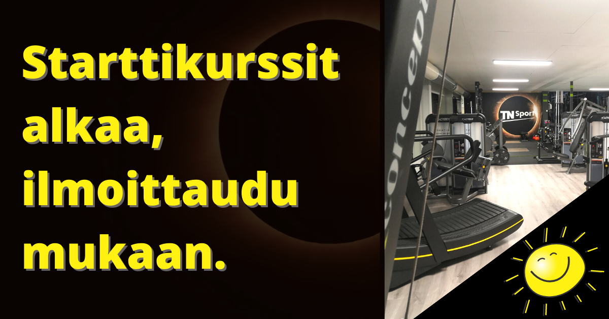 Kahden kerran TNSport- starttikurssit!